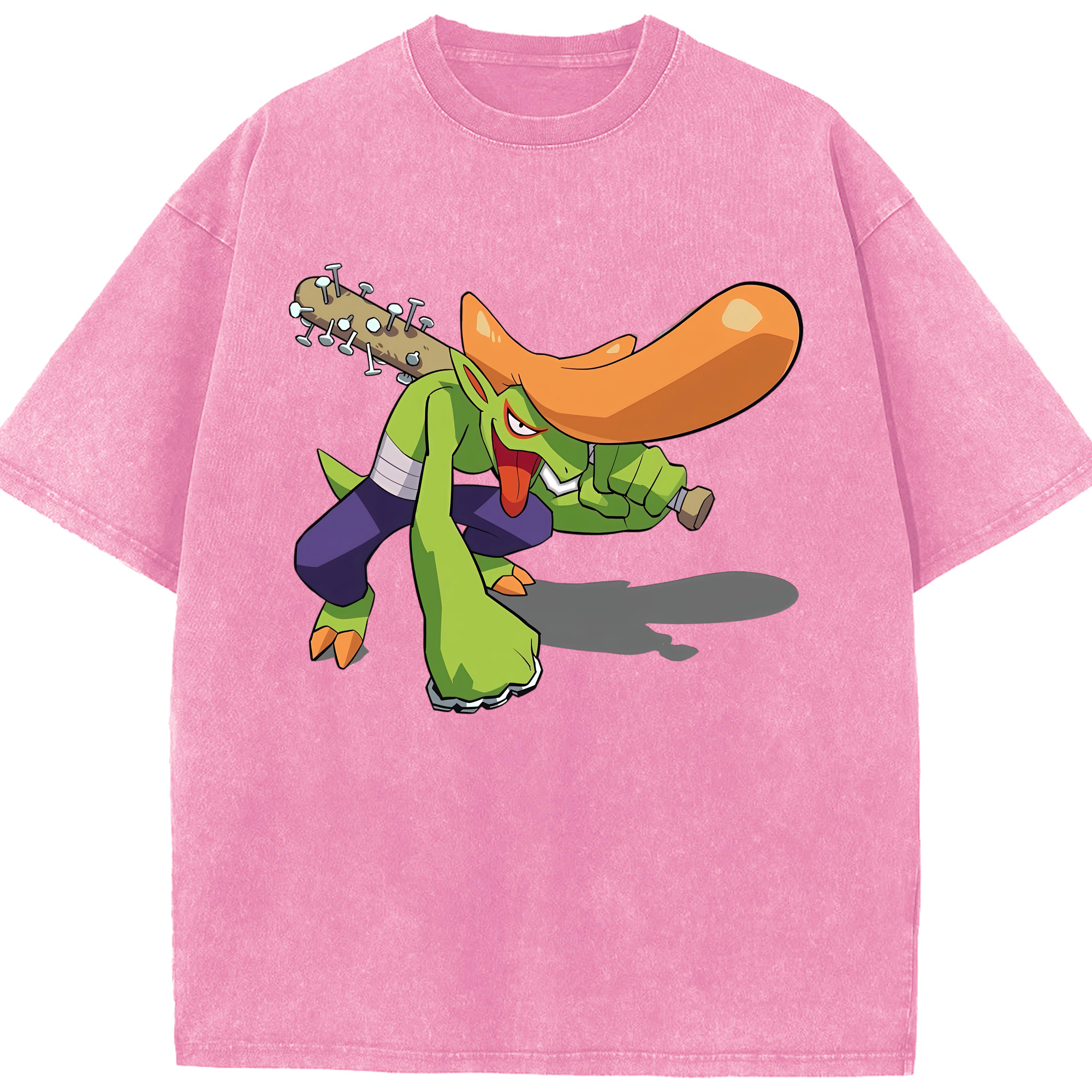 （画像用） 妖怪ウォッチ Yo-kai Watch 綿100% ヴィンテージ風 半袖Tシャツ（フロントプリント）